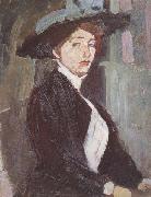 Amedeo Modigliani La femme au chapeau (mk38) Sweden oil painting artist